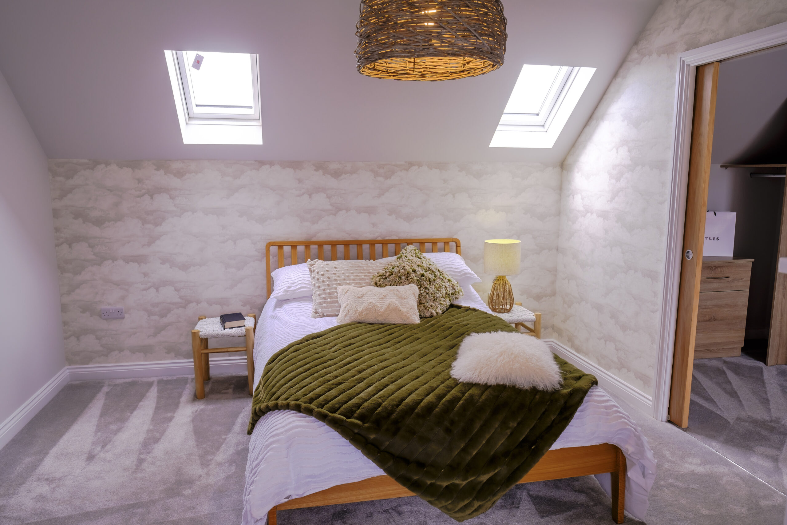 Manor Fields Washingborough Show Home Master Bedroom Bed