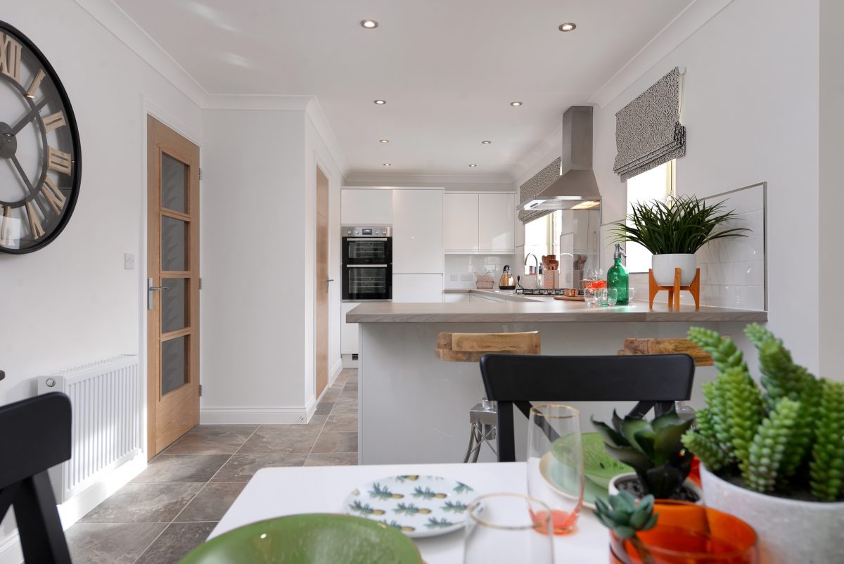 Saxilby show home kitchen diner