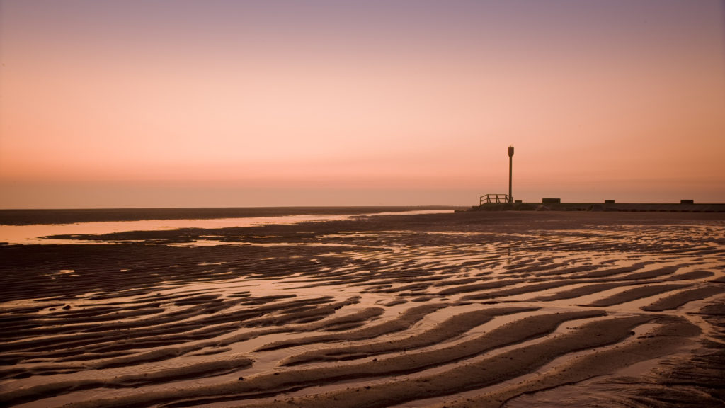 Anderby Creek at Sunset