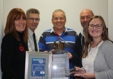 Lindum Staff Receiving Business awards