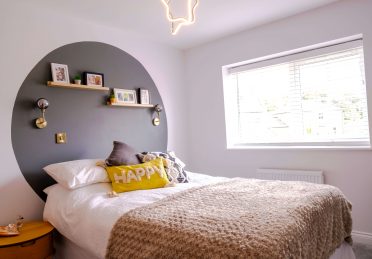 Bedroom 5 Manor Fields Show Home Colour blocking