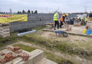 Apprentices Training Bricklaying