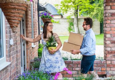 Lifestyle Image Couple Moving New Home