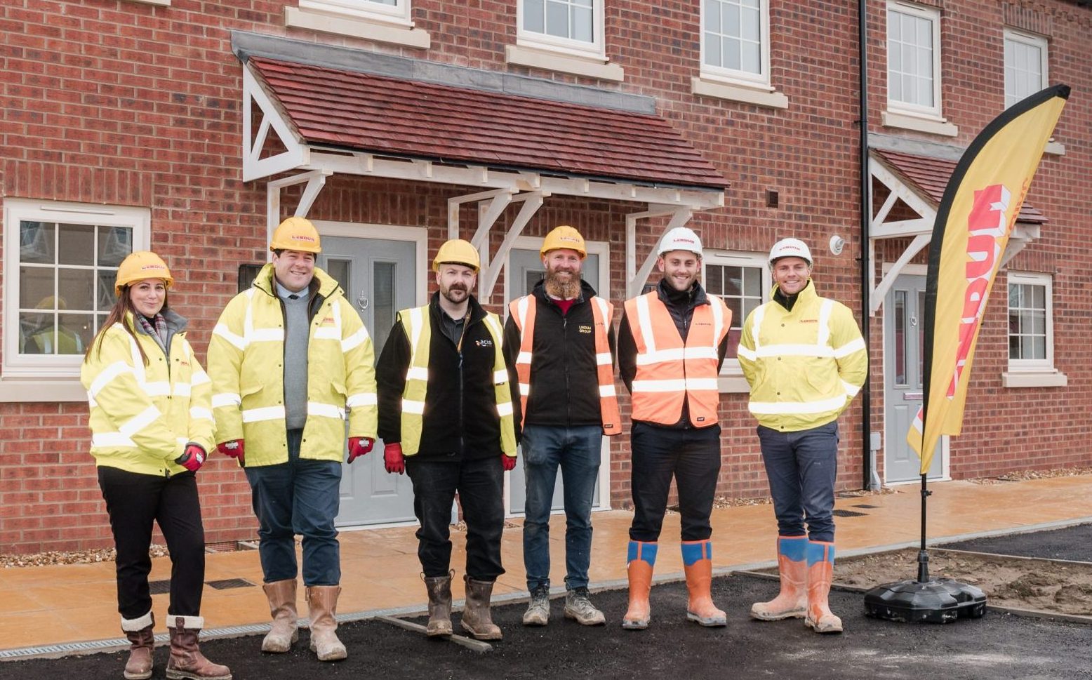 Hawks Chase Affordable Homes with Lindum Staff