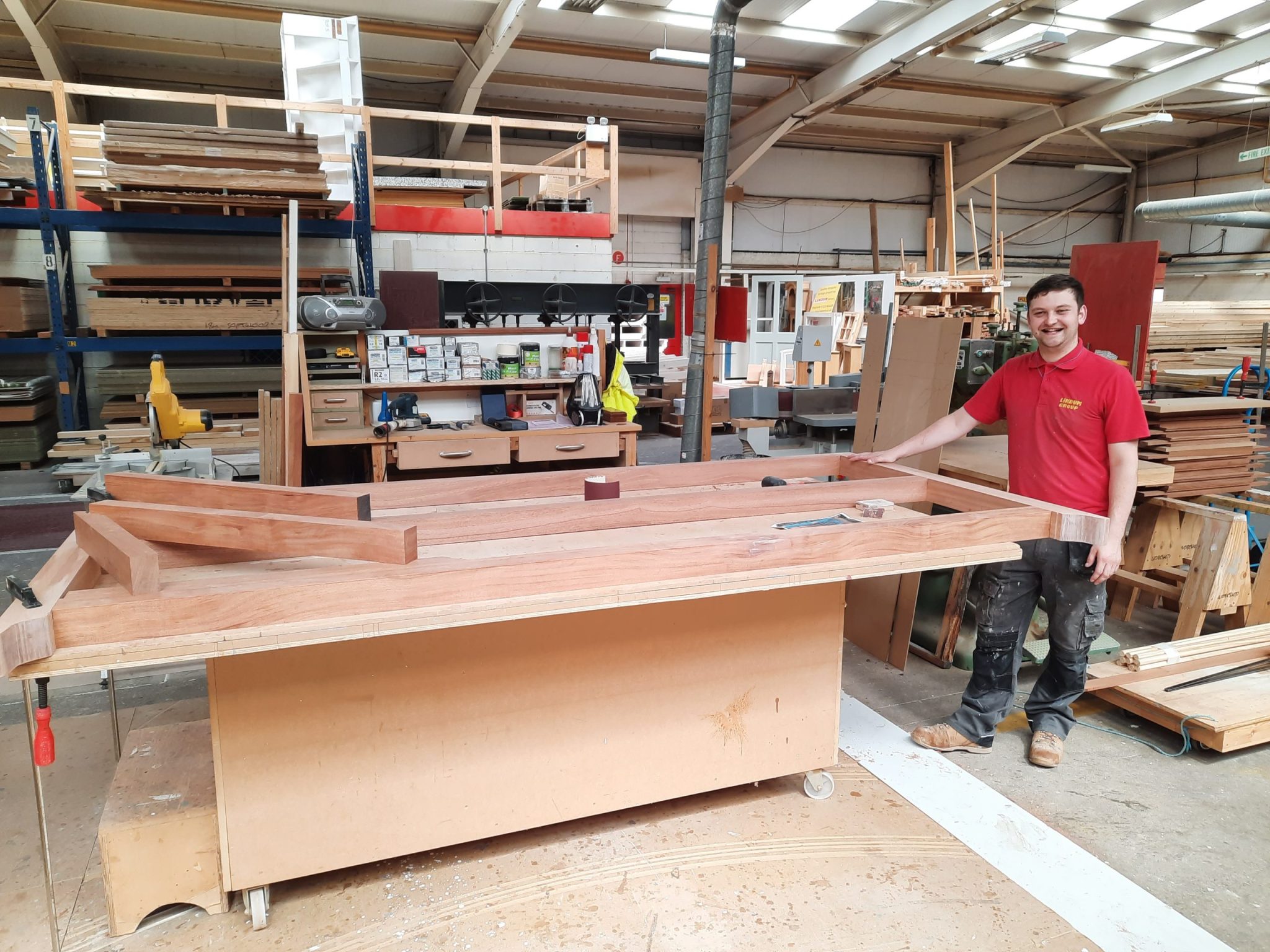 Joiner Liam builds new career after apprenticeship success Lindum Homes