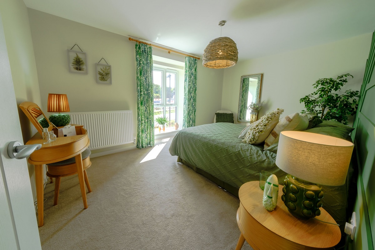 One at Charterholme show home bedroom 1