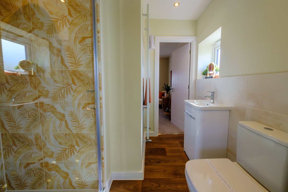 One at Charterholme show home jack and jill bathroom