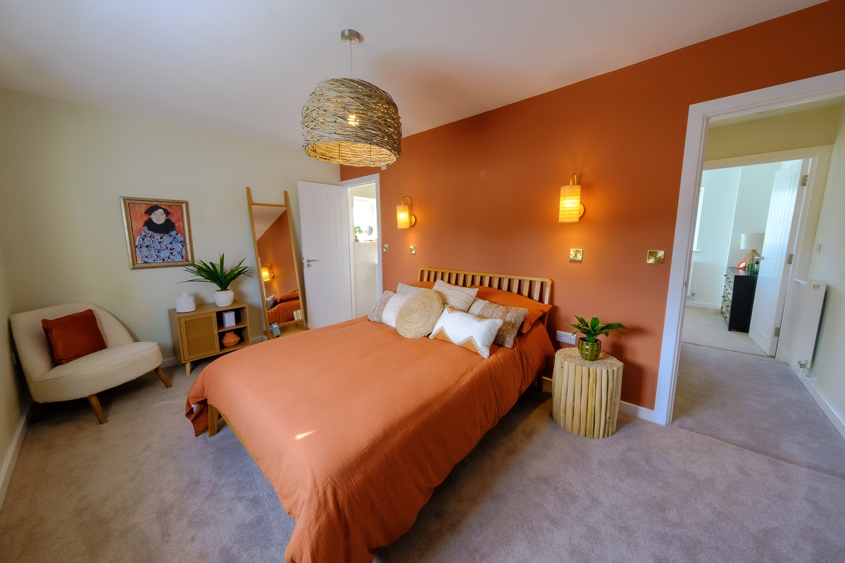One at Charterholme show home bedroom 2