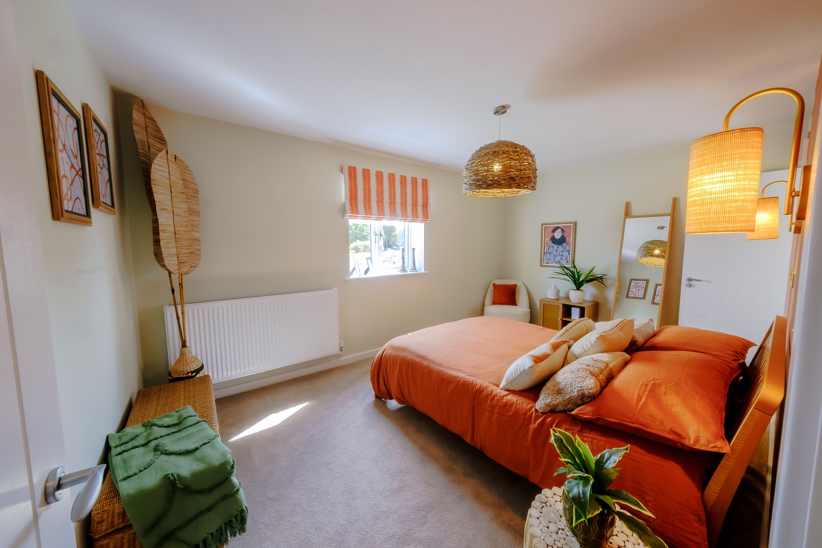 One at Charterholme show home bedroom 2