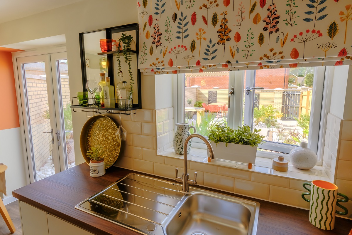 One at Charterholme show home kitchen bar