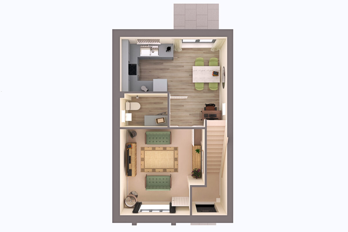 Rudkin ground floor plan
