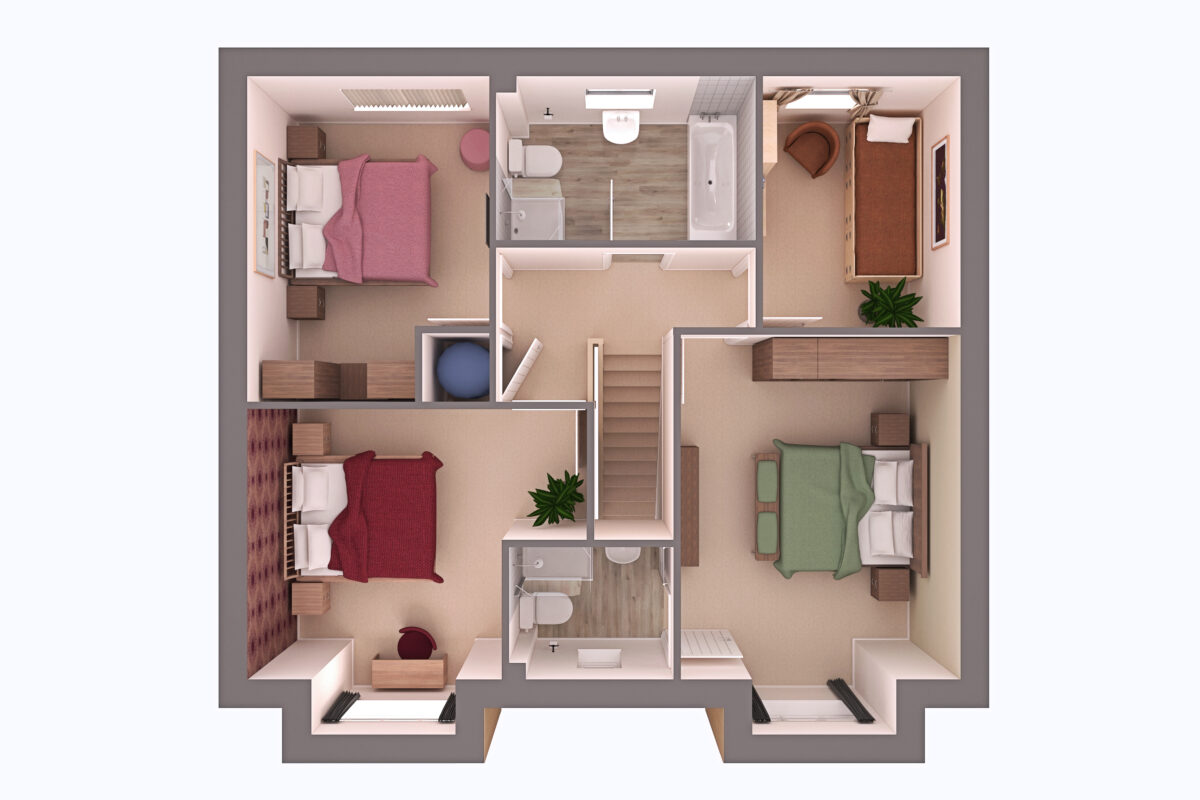 De La Haye First Floor plan