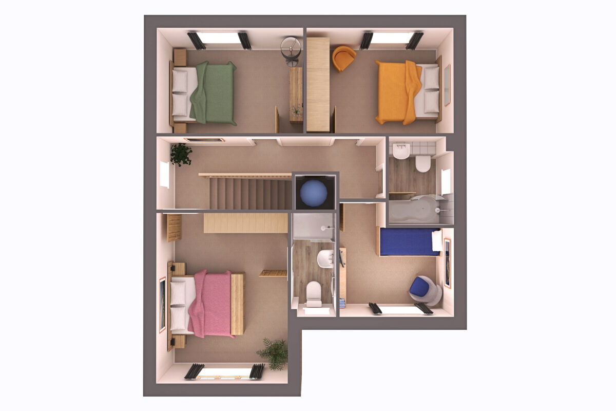 Grosvenor First Floor Plan CGI